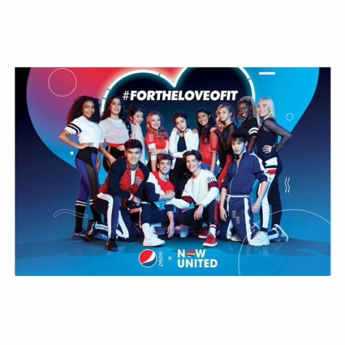 Painel Now United - 1,50x1,00m