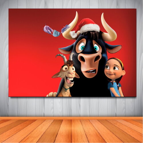Painel o Touro Ferdinando - 1,50x1,00m