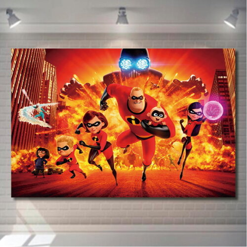 Painel os Incríveis - 1,50x1,00m