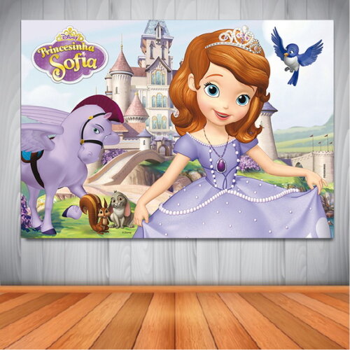Painel Princesa Sofia - 1,50x1,00m