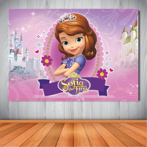 Painel Princesa Sofia - 1,50x1,00m