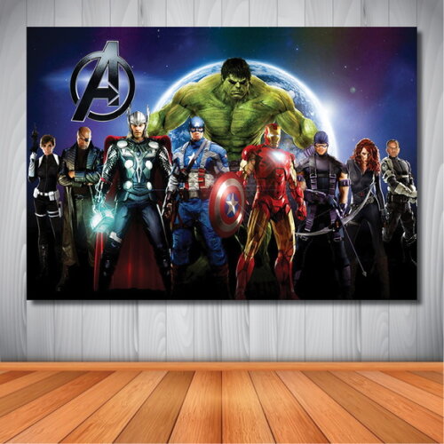 Painel Vingadores Avengers - 1,50x1,00m