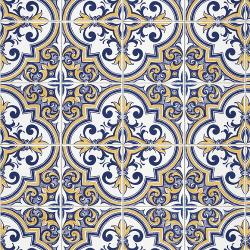 Papel de Parede Azulejo Antigo