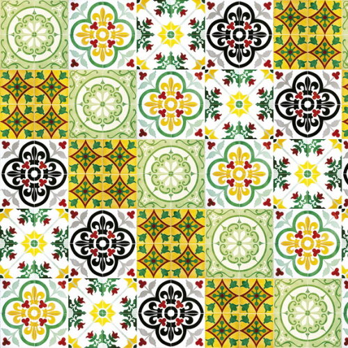 Papel de Parede Azulejo Mix Cozinha
