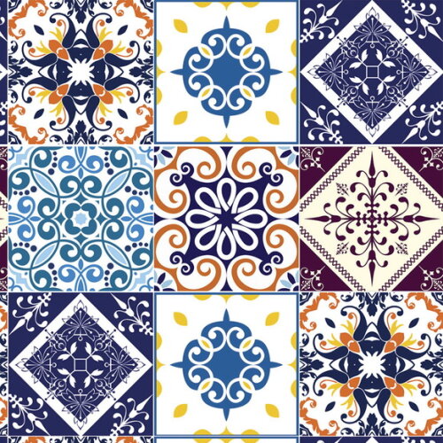 Papel de Parede Azulejo Português