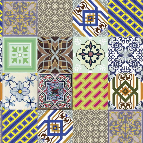 Papel de Parede Azulejo Português Diversos