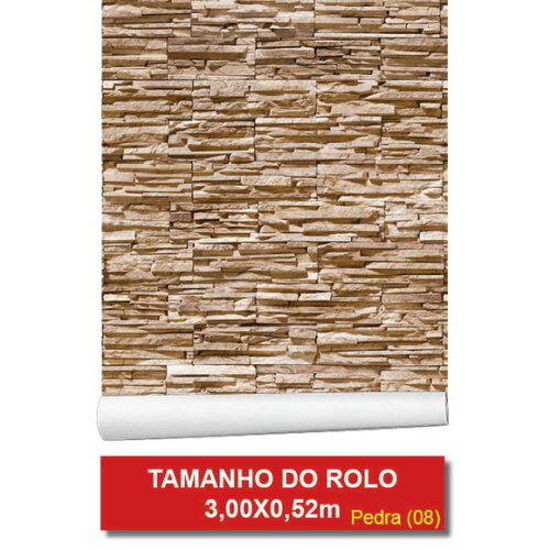 Papel de Parede Canjiquinha Marrom Marfim - 3d