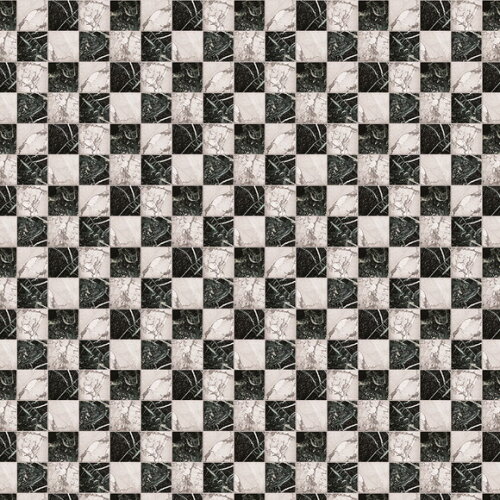 Papel de Parede Mármore Xadrez Texturizado Efeito3d