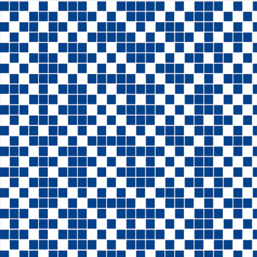 Papel de Parede Pastilha Azul e Branco