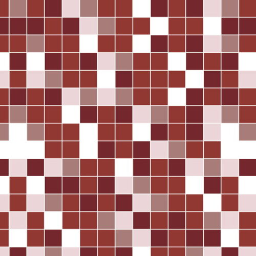 Papel de Parede Pastilha Mix Vermelha