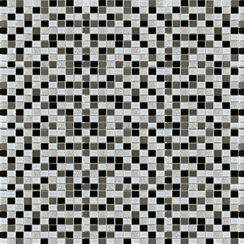 Papel de Parede Pastilha Preta e Cinza