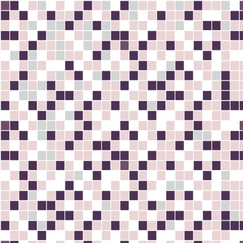 Papel de Parede Pastilha Rosa, Vermelho e Branca