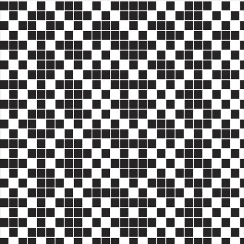 Papel de Parede Pastilha Preto, Cinza e Branco