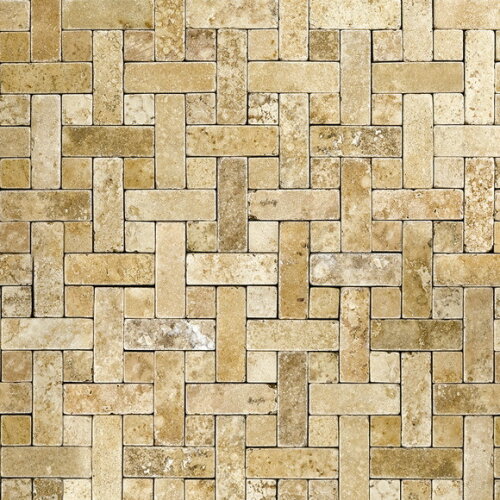 Papel de Parede Pedra Amarela Geométrica - 3d