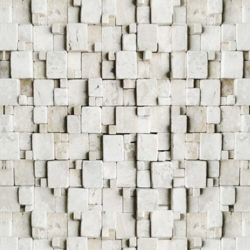 Papel de Parede Pedra Marmore Cinza - 3d