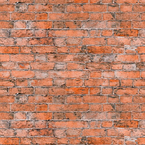 Papel de Parede Tijolos Vermelho Convencional 3d