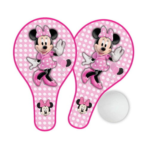 Raquete mdf Personaliza Minnie Rosa