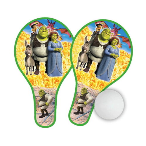 Raquetes Ping Pong mdf Personalizada Lembrancinha Shrek