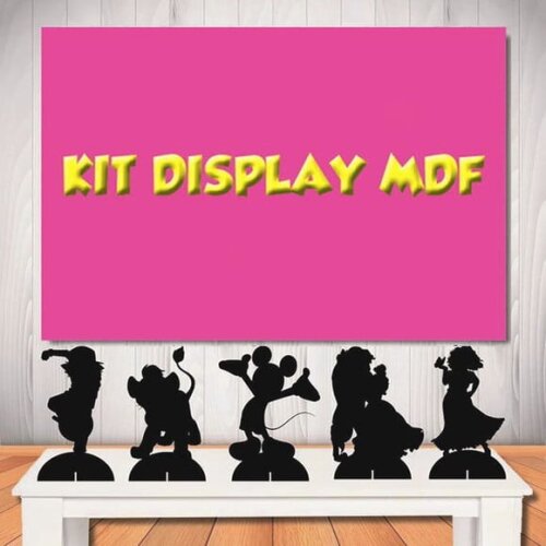 Kit 5 Displays de Mesa em mdf