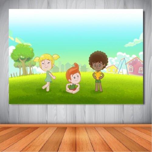 Painel Bita e a Turma - 1,50x1,00m