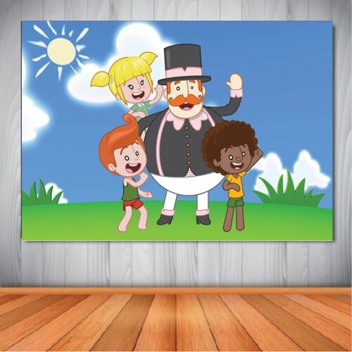 Painel Bita e a Turma - 1,50x1,00m