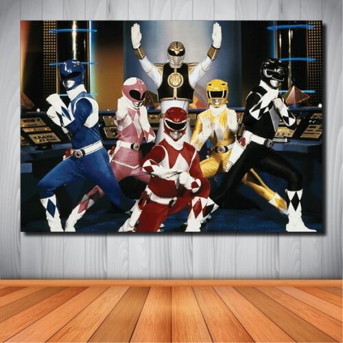 Painel de Aniversário Power Rangers - 1,