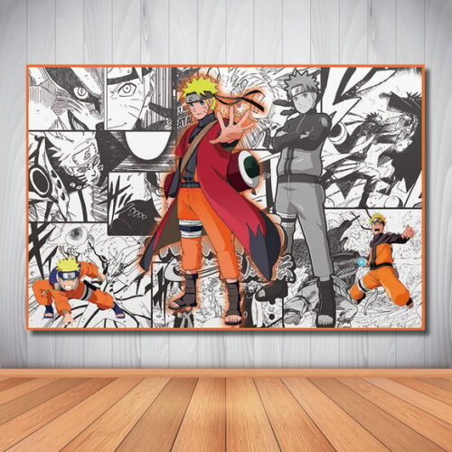 Painel de Festa Infantil Naruto - 1,50x1,00m
