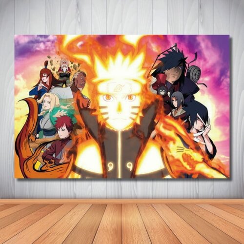 Painel de Festa Infantil Naruto - 1,50x1,00m