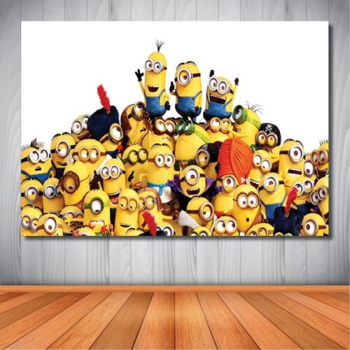 Painel Minions - 1,50x1,00m