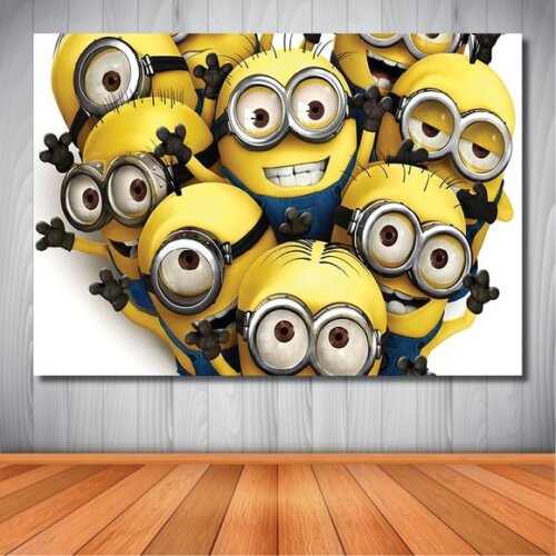Painel Minions - 1,50x1,00m