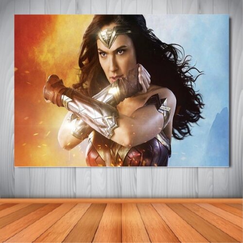 Painel Mulher Maravilha - 1,50x1,00m