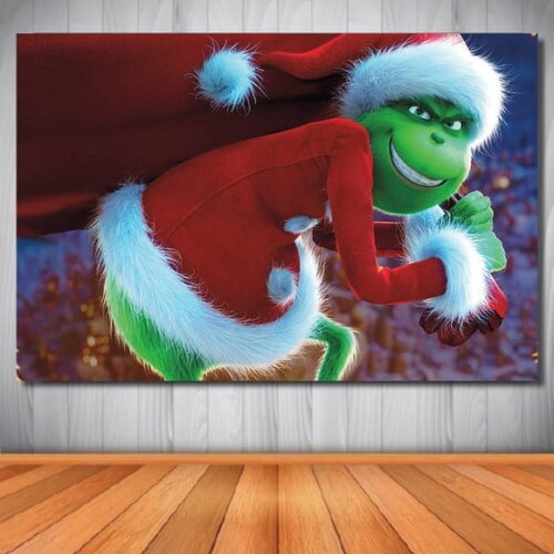 Painel o Grinch - 1,50x1,00m