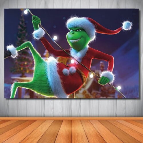 Painel o Grinch - 1,50x1,00m