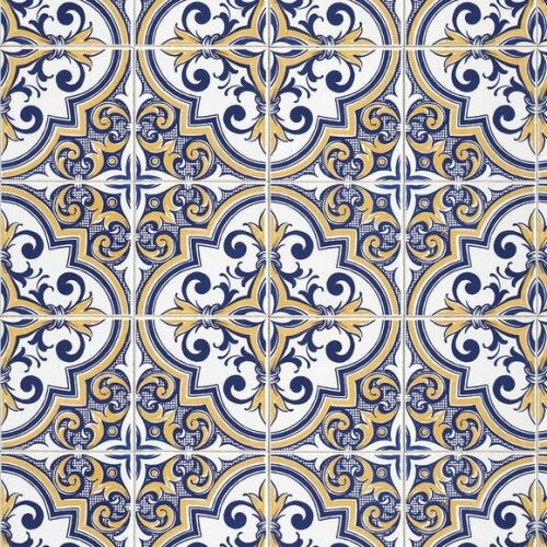 Papel de Parede Azulejo Antigo
