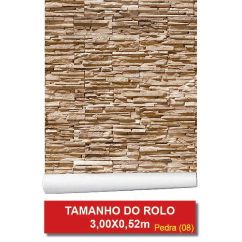 Papel de Parede Canjiquinha Marrom Marfim - 3d
