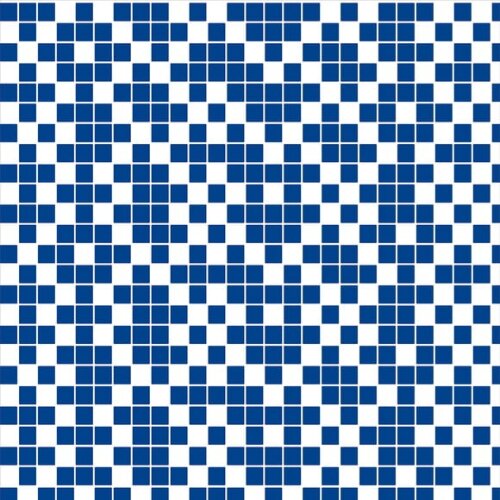 Papel de Parede Pastilha Azul e Branco