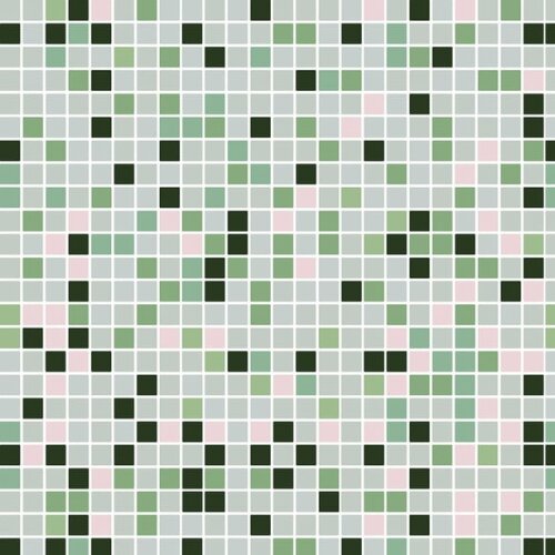 Papel de Parede Pastilha Mix Verde