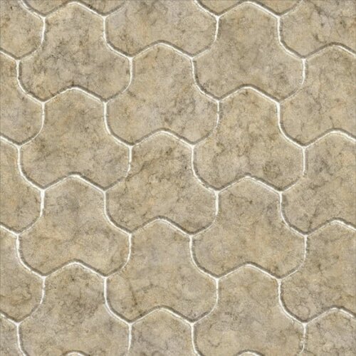 Papel de Parede Pedra Amarela Geométrica - 3d