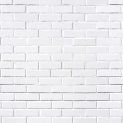 Papel de Parede Tijolos Cinza Claro 3d