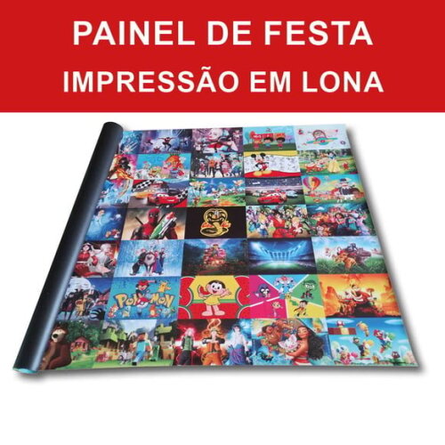 Kit Cenário Decoração Moana Painel de Festa e Totem de Mesa