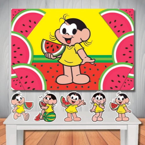 Kit Festa Magali Display de Mesa e Painel de Festa Infatil