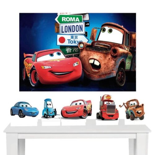 Kit Festa Painel e Display Carros - 1,50x1,00m