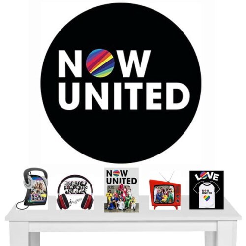 Kit Painel Circular e Display Now United - 1,50x1,50m