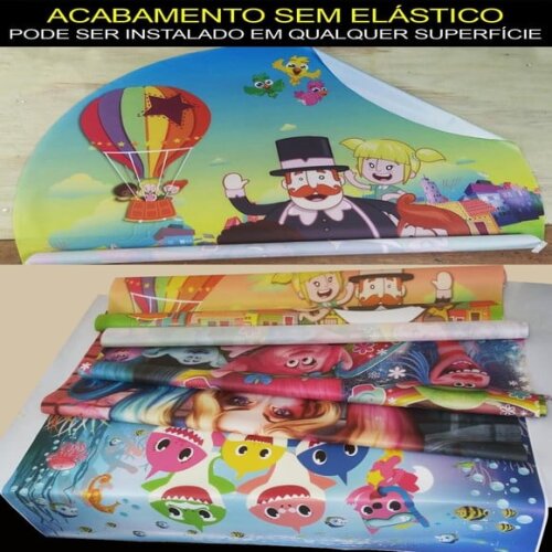 Kit Painel de Festa Redondo e Display Vai, Cachorro, Vai!