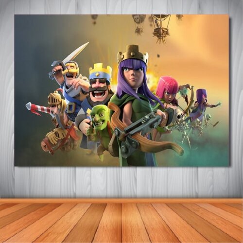 Painel Clash Royale - 1,50x1,00m