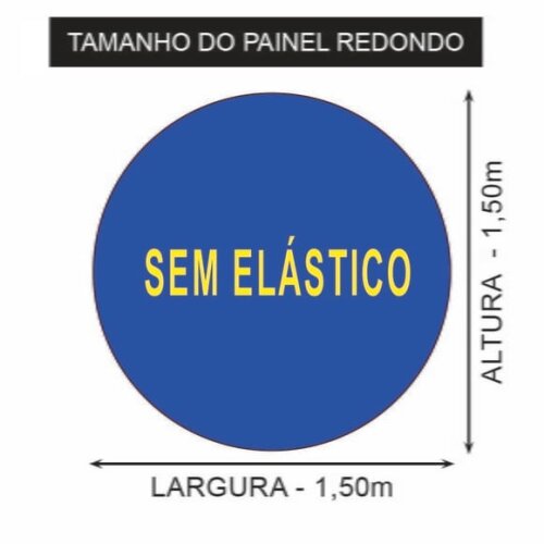 Painel de Aniversário Redondo e Display Pequena Sereia
