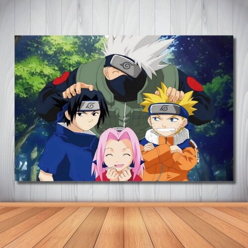 Painel de Festa Infantil Naruto - 1,50x1,00m