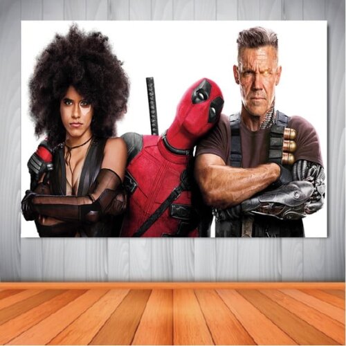 Painel Deadpool 2 - 1,50x1,00m