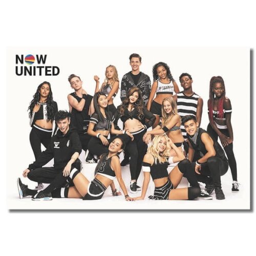 Painel Now United - 1,50x1,00m