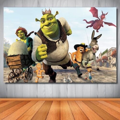 Painel Shrek - 1,50x1,00m